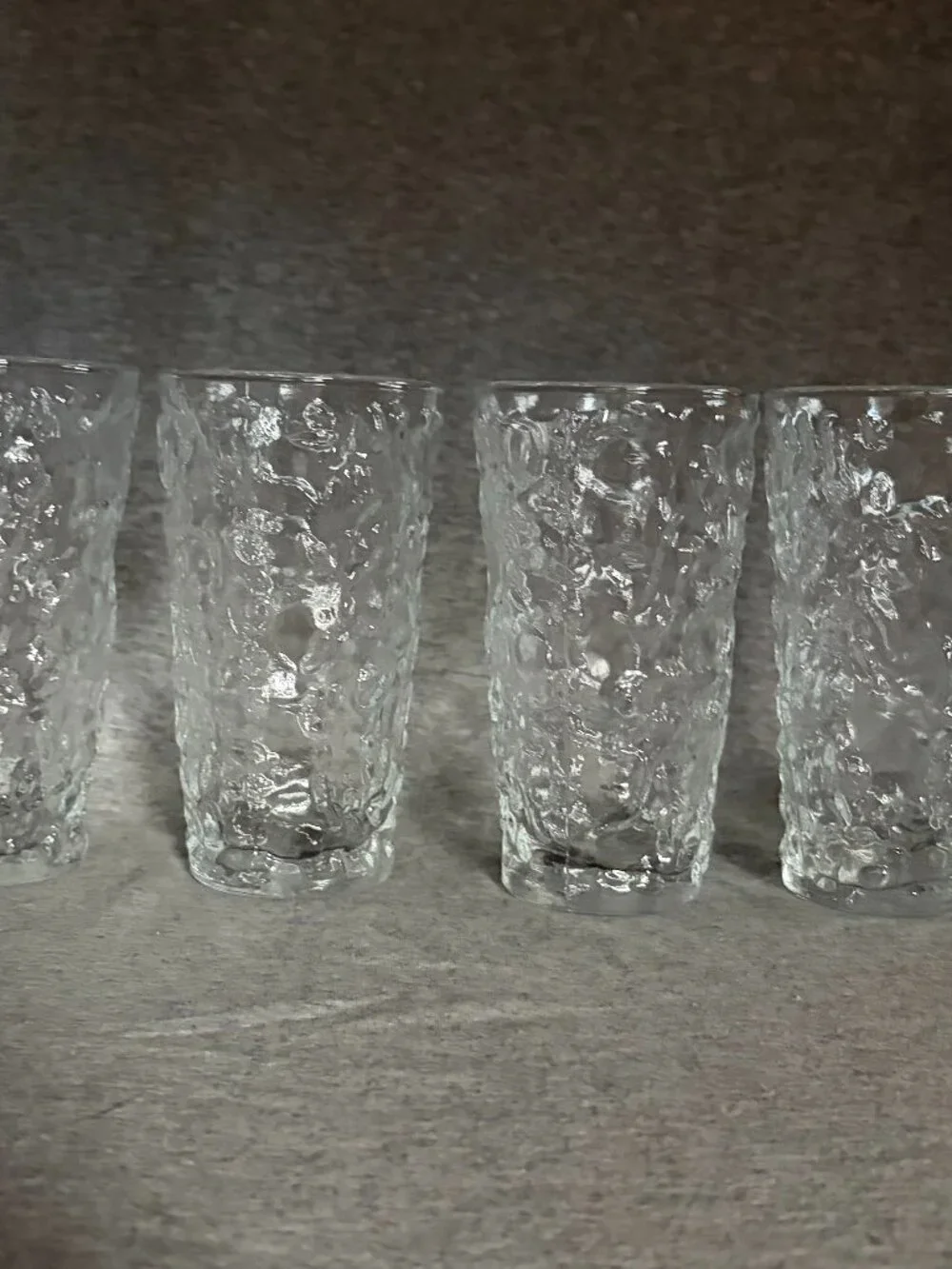 Anchor Hocking Lido Milano Drinking Glasses, Clear Set of 4
